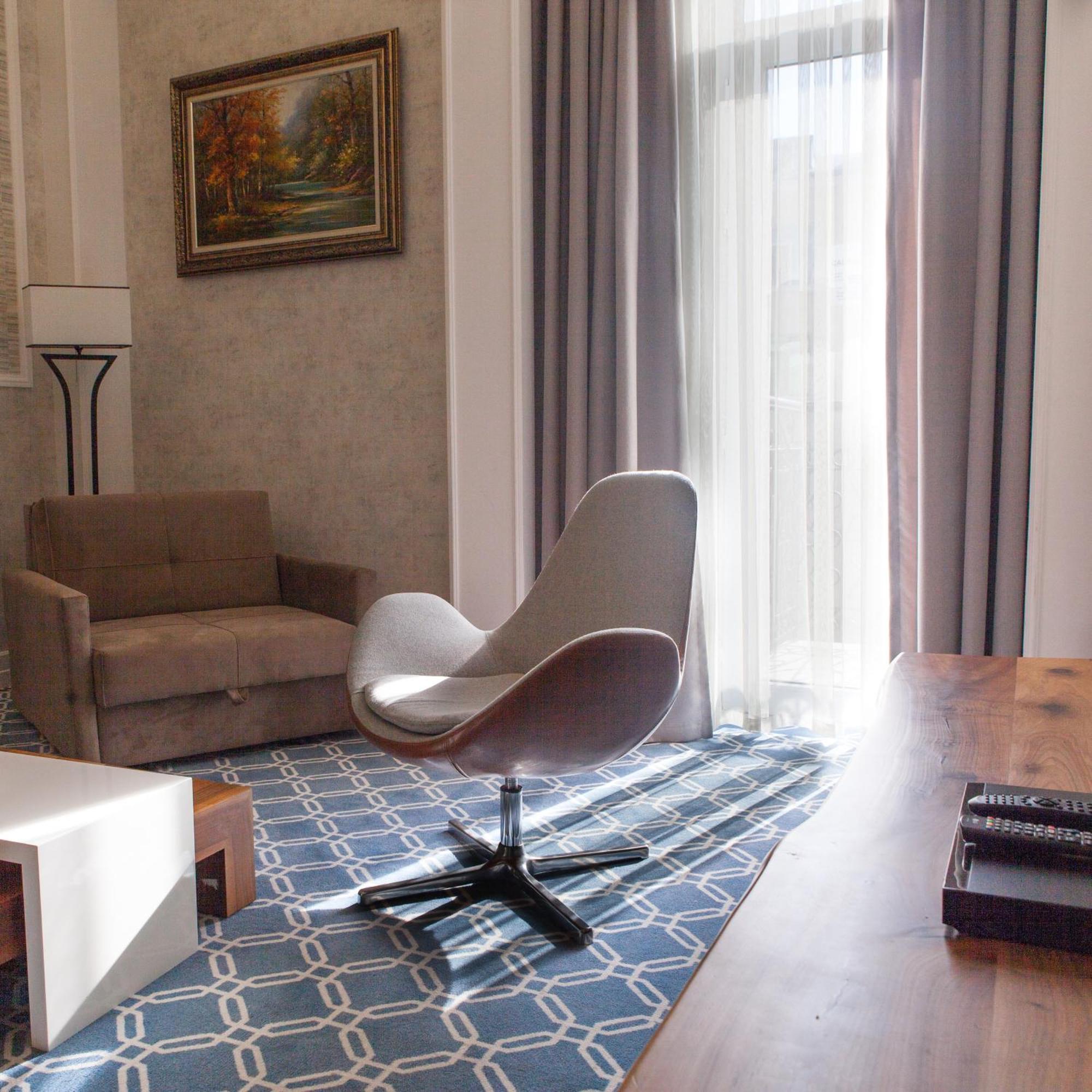 Promenade Hotel Baku Room photo 3D rendering of a room